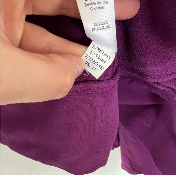 Athleta Purple Pink Crossover Cowl Neck Jacket - Picture 10 of 10